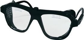 Schutzbrille EN 166 Bügel schwarz,Scheibe klar Nylon,Glas