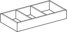 Geberit Schubladeneinsatz VariForm H-Unterteilung 150x62x373mm