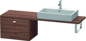 Duravit Konsolenunterschrank BRIOSO Gri chrom 442x620x480mm nussbaum dunkel