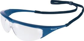 Schutzbrille Millennia EN 166-1FT Bügel blau,Scheibe klar PC HONEYWELL