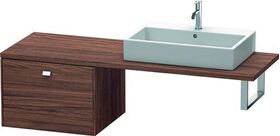 Duravit Konsolenunterschrank BRIOSO Gri chrom 442x620x550mm nussbaum dunkel