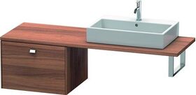 Duravit Konsolenunterschrank BRIOSO Griff chrom 442x620x550mm nussbaum natur