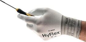 Handschuhe HyFlex 11-600 Gr.7 weiß EN 388 PSA II Nyl.m.PU ANSELL - VPE: 12