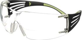 Schutzbrille Reader SecureFit™-SF400 EN 166 Bügel schwarz grün,Scheibe klar +2,5