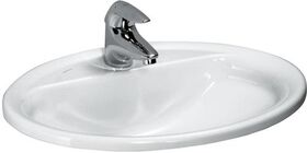 Laufen Einbauwaschtisch LAUFEN PRO B 560x440mm mit Überlauf und Hahnloch weiß