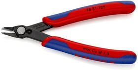 Elektronik-Seitenschneider Super-Knips® L.125mm Form 3 Facette nein brün.KNIPEX