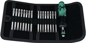 Drehmomentschraubendrehersatz KK 60 Torque 17-tlg.1,2-3 Nm einstellb.WERA