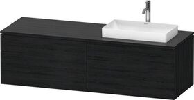 Duravit Waschtischunterbau L-CUBE 1620x482x550mm ta s-matt ES NB links