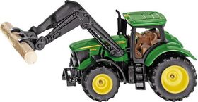 John Deere mit Baumstammgreifer