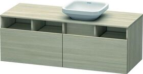 Duravit Waschtischunterbau DURASTYLE 550x1400x500mm Auss rechts pine silver