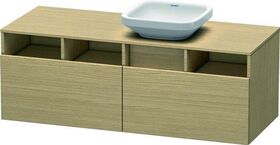 Duravit Waschtischunterbau DURASTYLE 550x1400x500mm Auss re eur. Eiche/europä