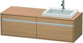 Duravit Waschtischunterbau KETHO 550x1400x426mm WT re europäische eiche