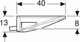 Geberit Waschtisch ONE weiß, ohne Hahnloch 900x400mm