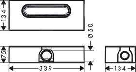 HG Grundkörper uBox universal für Duschrinnen Ablaufgehäuse, Standard