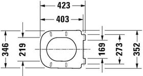 Duravit WC-Sitz HAPPY D.2 o Absenkauto abnehmbar anthrazit matt