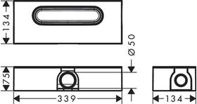 HG Grundkörper uBox universal f Duschrinnen Ablaufgehäuse f Standardin