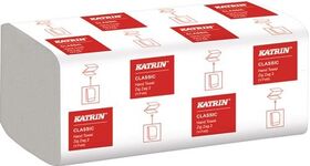 Falthandtuch Katrin Classic ZZ 2 L244xB230ca.mm weiß 2-lagig ZickZack ELOS