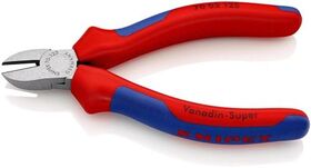 Seitenschneider L.125mm Kopf pol.Mehrkomp.-Hüllen max.1,5mm KNIPEX