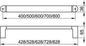Keuco Haltegriff ELEGANCE 728mm vc