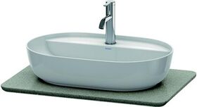 Duravit Quarzsteinkonsole LUV 25x688x475mm grau Struktur