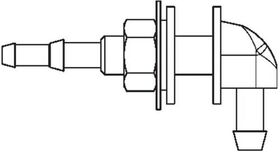 OV Winkel Schlauchanschluss 4 und 6mm