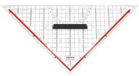 RUMOLD Geometriedreieck 1158 32,5cm Kunststoff transparent