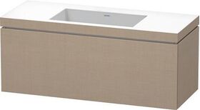 Duravit Waschtischunterbau L-CUBE m WT Vero Air 500x1200x480mm o HL leinen