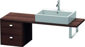 Duravit Konsolenunterschrank BRIOSO Griffe chr 442x420x480mm kastanie dunkel