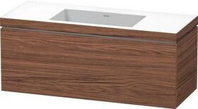 Duravit Waschtischset L-CUBE 1200x480mm 1 Az o HL ta s-matt ES Ah Mi.