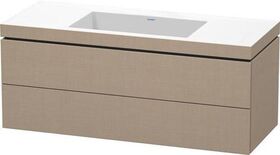 Duravit Waschtischunterbau L-CUBE m WT Vero Air 500x1200x480mm o HL leinen