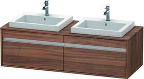 Duravit Waschtischunterbau KETHO 550x1400x426mm nussbaum natur