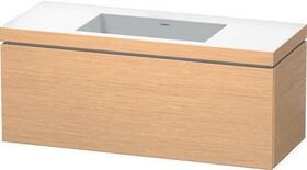 Duravit Waschtischunterbau L-CUBE m WT Vero Air 500x1200x480mm o HL Ei geb