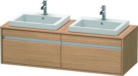 Duravit Waschtischunterbau KETHO 550x1400x426mm europäische eiche