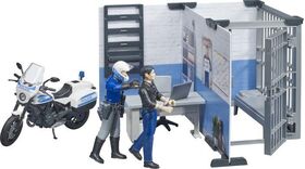 bworld Polizeistation mit Polizeimotorra