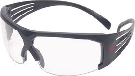 Schutzbrille SecureFit™-SF600 EN 166 Bügel grau,Scheibe klar PC 3M