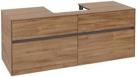 V&B Waschtischunterschrank COLLARO 140x54,8x50cm WT mttg Kansas Oak