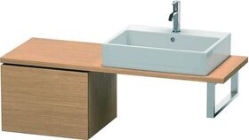 Duravit Konsolenunterschrank L-CUBE 400x520x477mm europäische eiche