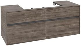 V&B Waschtischunterschrank COLLARO 140x54,8x50cm WT mttg Stone Oak