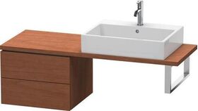 Duravit Konsolenunterschrank L-CUBE 400x520x477mm amerikanisch nussbaum