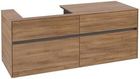 V&B Waschtischunterschrank COLLARO 140x54,8x50cm WT li Kansas Oak