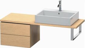 Duravit Konsolenunterschrank L-CUBE 400x520x477mm eiche gebürstet