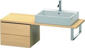 Duravit Konsolenunterschrank L-CUBE 400x520x477mm mediterrane eiche