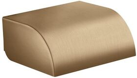 WC-Papierhalter Axor Universal Circular mit Deckel brushed bronze