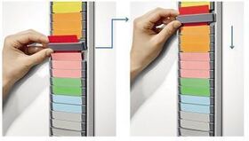 Ultradex T-Kartentafel 529335 35 Karten Flexible Kartenplätze