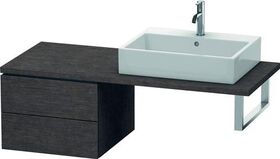 Duravit Konsolenunterschrank L-CUBE 400x520x547mm eiche dunkel gebürstet