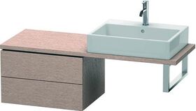 Duravit Konsolenunterschrank L-CUBE 400x620x477mm eiche kaschmir