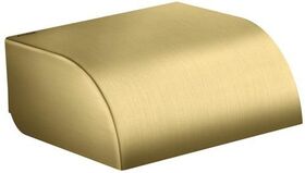 WC-Papierhalter Axor Universal Circular mit Deckel brushed brass