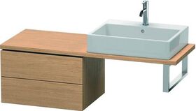 Duravit Konsolenunterschrank L-CUBE 400x620x477mm europäische eiche