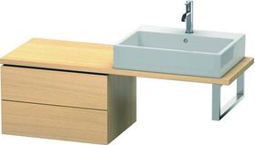 Duravit Konsolenunterschrank L-CUBE 400x620x477mm mediterrane eiche