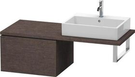 Duravit Konsolenunterschrank L-CUBE 400x620x547mm flannel grey seidenmatt